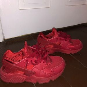 Nike red Huaraches